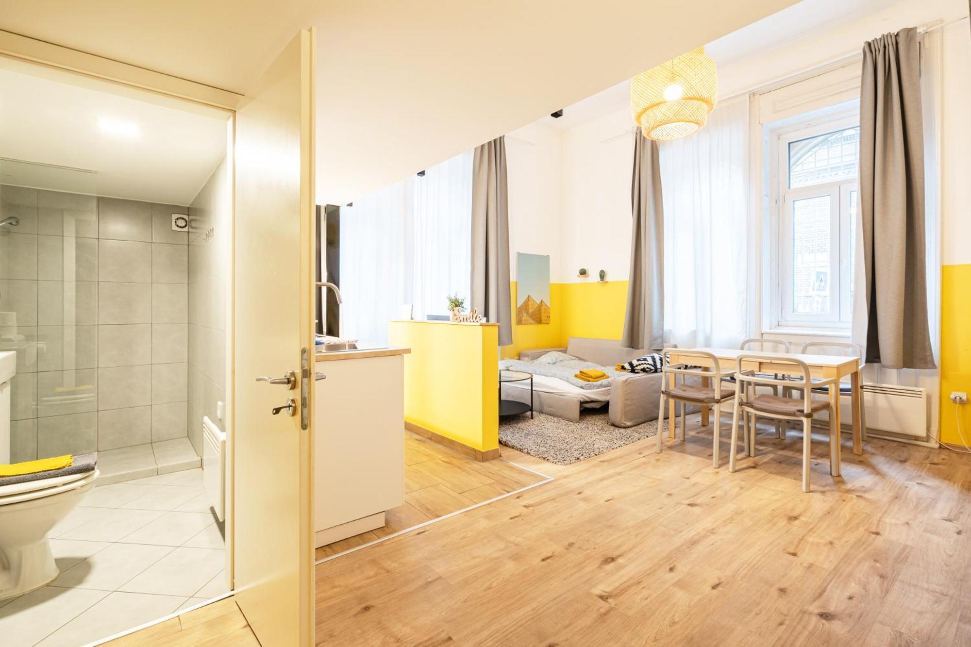 Charming Studio In The Heart Of The Jewish Quarter W41 Yellow Budapest Esterno foto