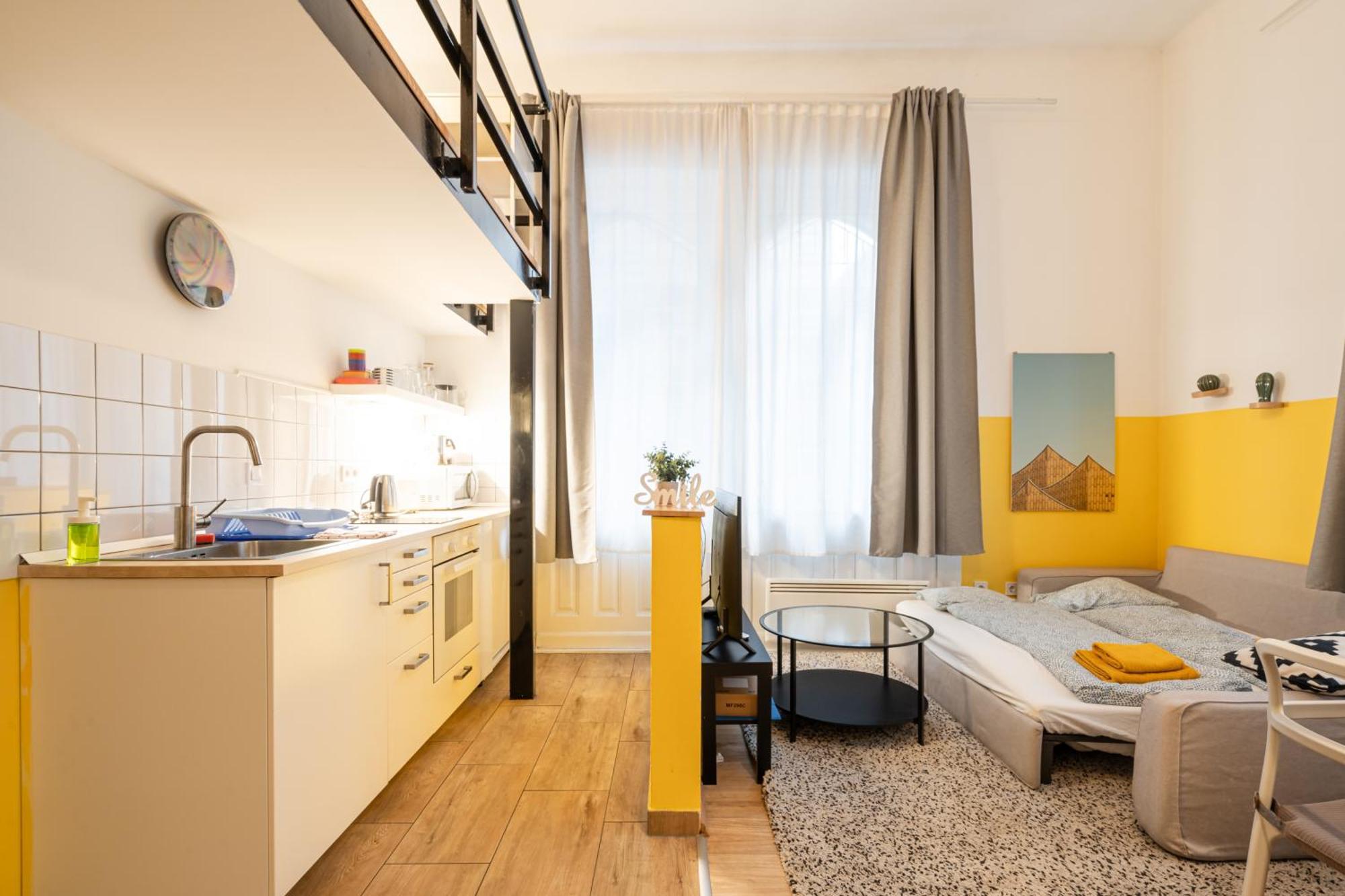 Charming Studio In The Heart Of The Jewish Quarter W41 Yellow Budapest Esterno foto